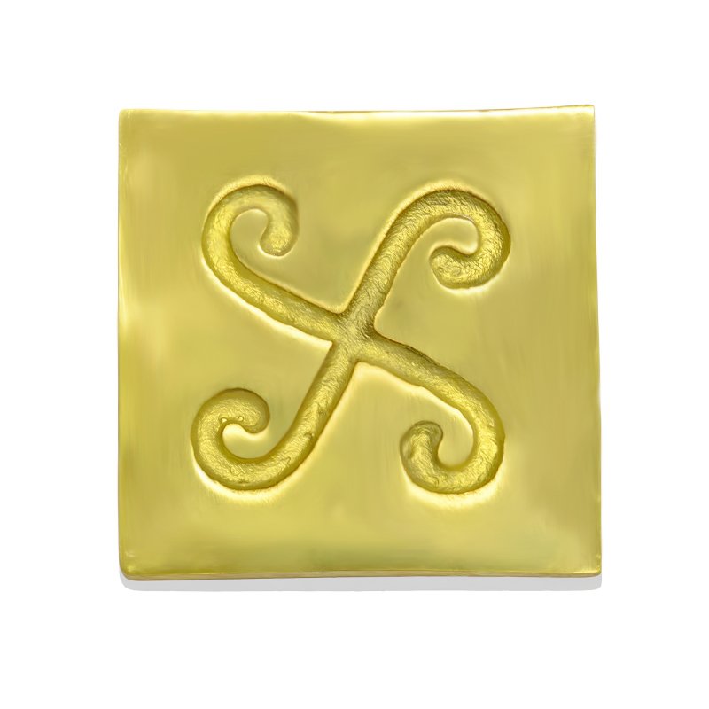Brass Spiral Block