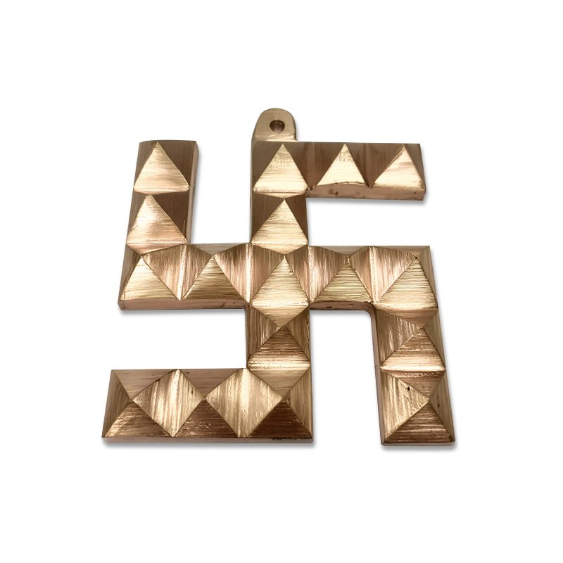 Copper Pyramid Swastik