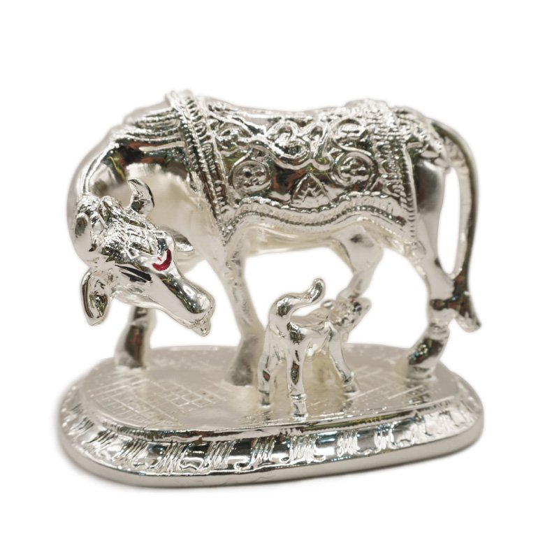 Kamdhenu Cow and Calf idol