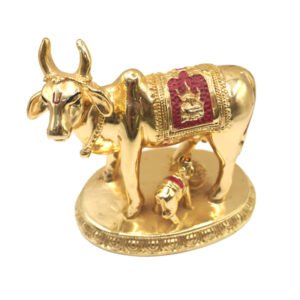 Kamdhenu Cow and Calf statue 1.2