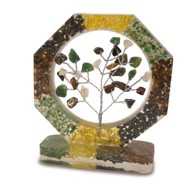 Octagonal Gemstone Tree