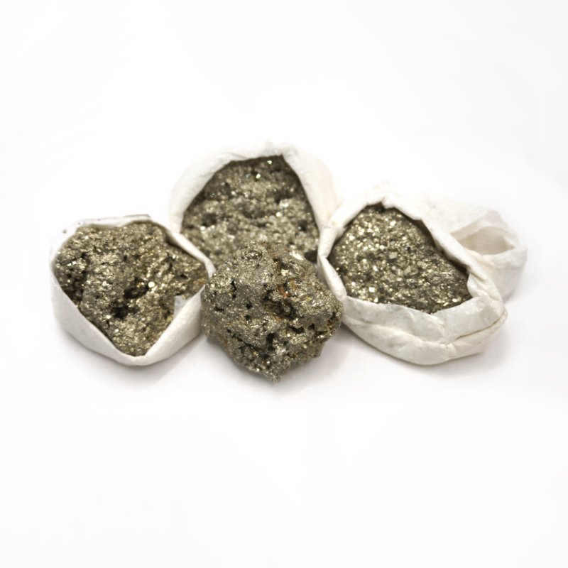 Raw Pyrite Clusters
