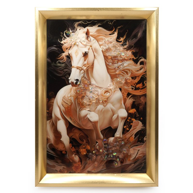 White Horse Vastu Frame